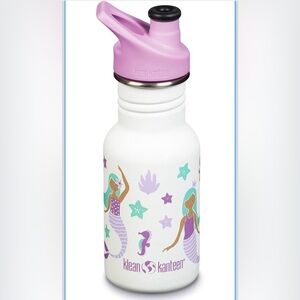 Klean Kanteen Mermaid 12oz Water Bottle NWT
